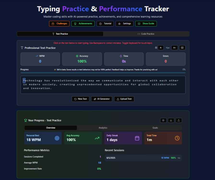 Typing Test